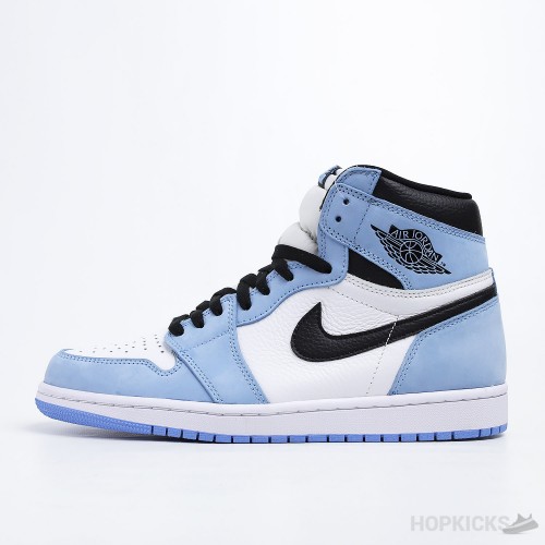 Air Jordan 1 Retro High White University Blue Black (Premium Batch)